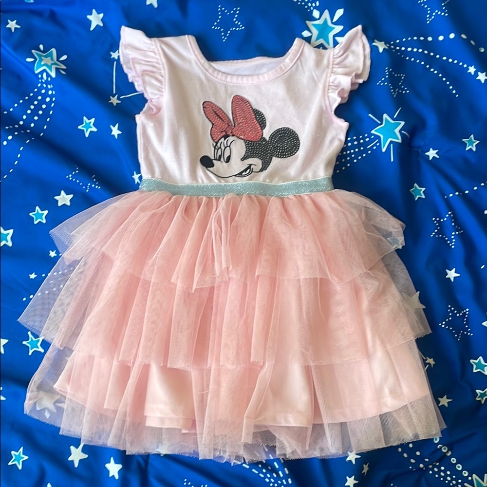 Pink Minnie Mouse Tulle Dress